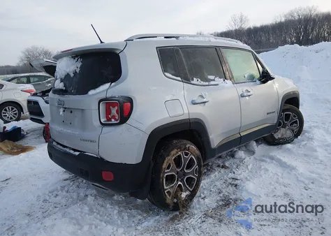 2016 Jeep Renegade Limited z USA, uszkodzony, nr VIN ZACCJBDT2GPD51331